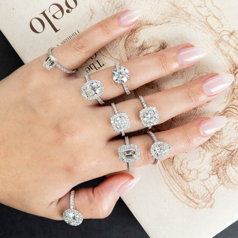 Diamond Rings Photography Jewelry Consumer Goods